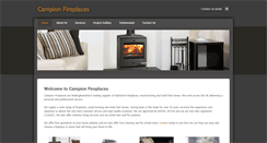 Desktop Screenshot of campionfireplaces.com